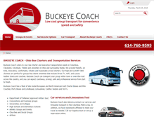 Tablet Screenshot of buckeyecoach.com